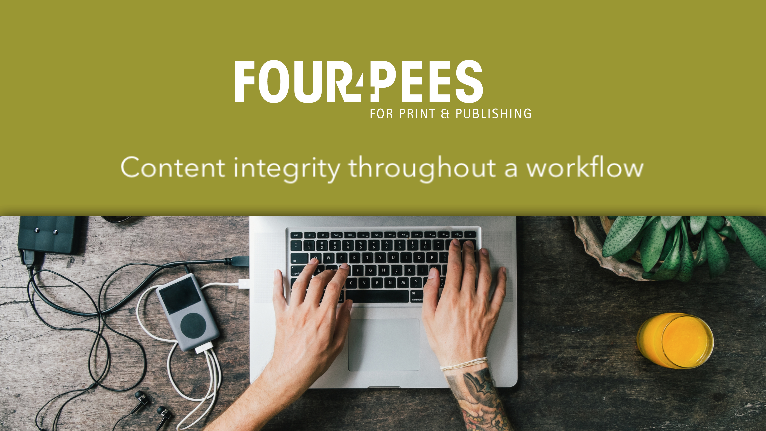 Webinar - Content integrity throughout a workflow