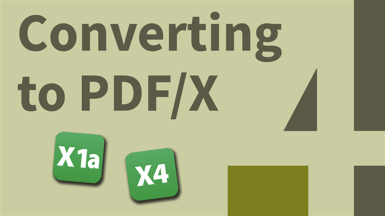 Converting PDF's to an ISO standard