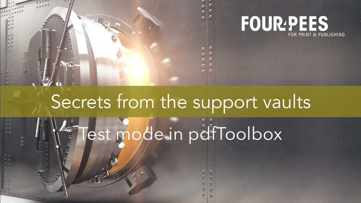Webinar - Test mode in pdfToolbox