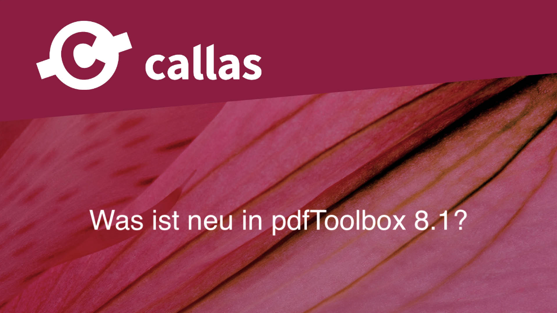 Webinar - Was ist neu in pdfToolbox 8.1?